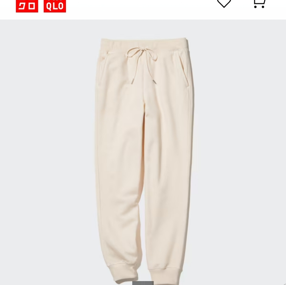 Uniqlo HeatTech pile lined sweat pants